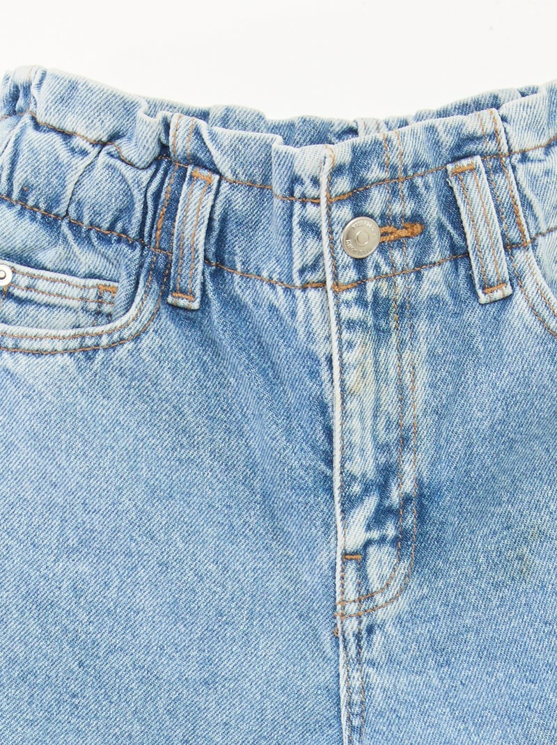 Paperbagjeans BLAUW - Kiabi
