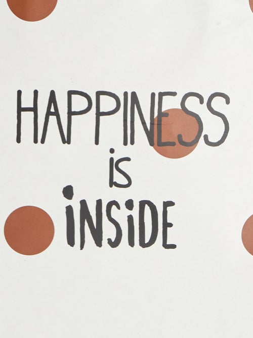 Papieren cadeautasje - Kiabi