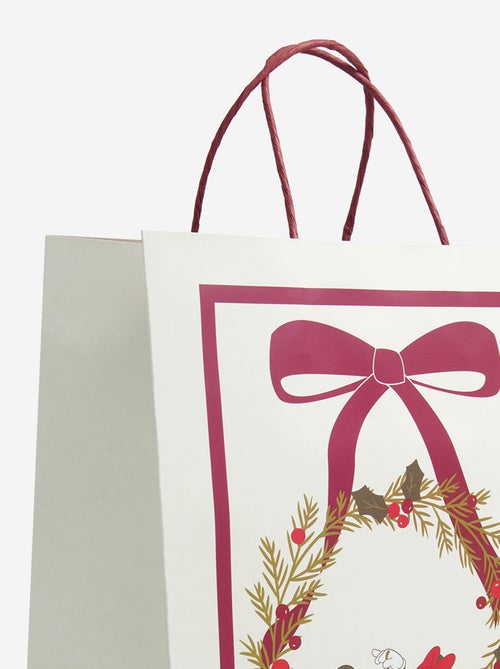 Papieren kerstcadeautas 'Disney' 'Mickey en Minnie' - Formaat L - Kiabi Papieren kerstcadeautas 'Disney' 'Mickey en Minnie' - Formaat L - Kiabi