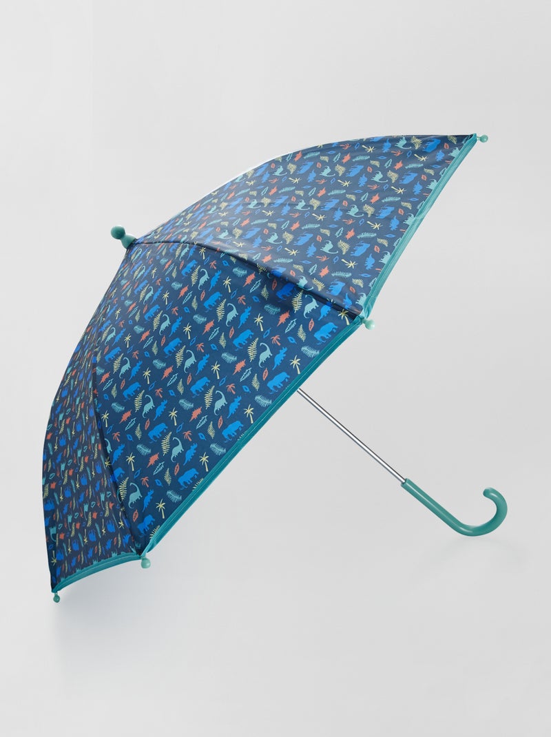 Paraplu met dinosaurussenprint BLAUW - Kiabi
