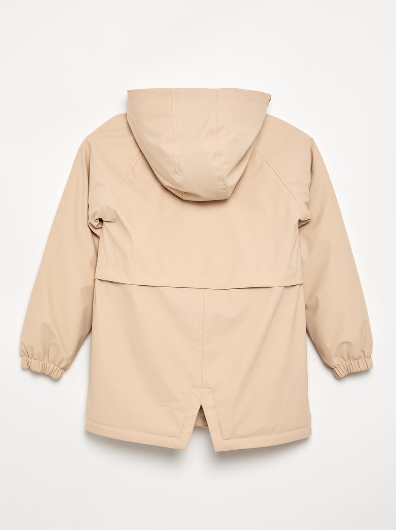 Parka gevoerd met imitatiebont Biege - Kiabi