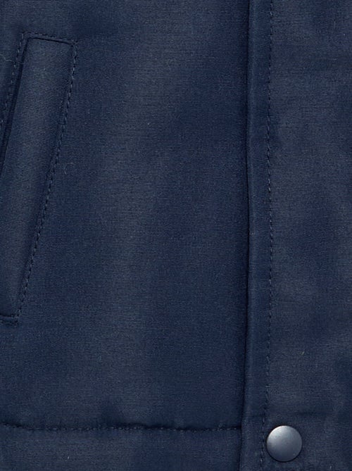 Parka met capuchon en schapenvachtvoering - Kiabi