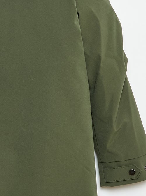 Parka met capuchon en voering met schapenvachteffect - Kiabi