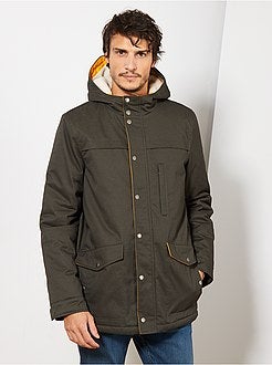 Herenmode maat S-XXL - Parka met capuchon - Kiabi
