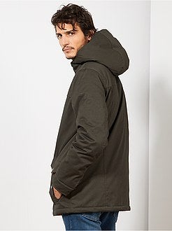 Herenmode maat S-XXL - Parka met capuchon - Kiabi