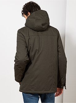 Herenmode maat S-XXL - Parka met capuchon - Kiabi