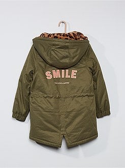 Parka met voering van imitatiebont - Kiabi