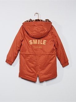 Parka met voering van imitatiebont - Kiabi