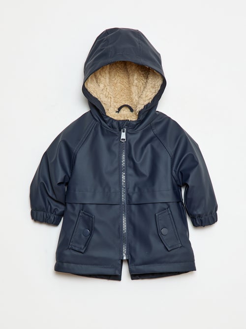 Parka met voering van imitatieschapenvacht - Kiabi