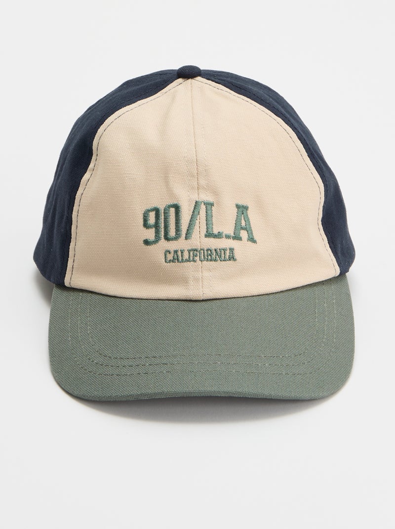 Pet 'California' met klittenbandsluiting Blauw - Kiabi