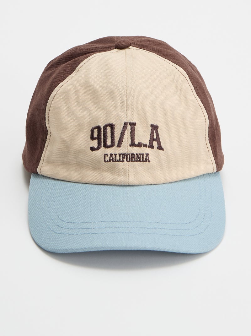 Pet 'California' met klittenbandsluiting Bruin - Kiabi