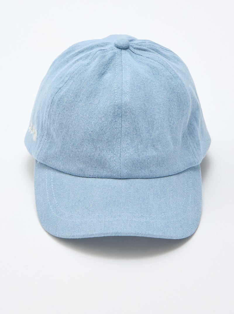 Pet met fantasie strik aan de achterkant Blauw - Kiabi