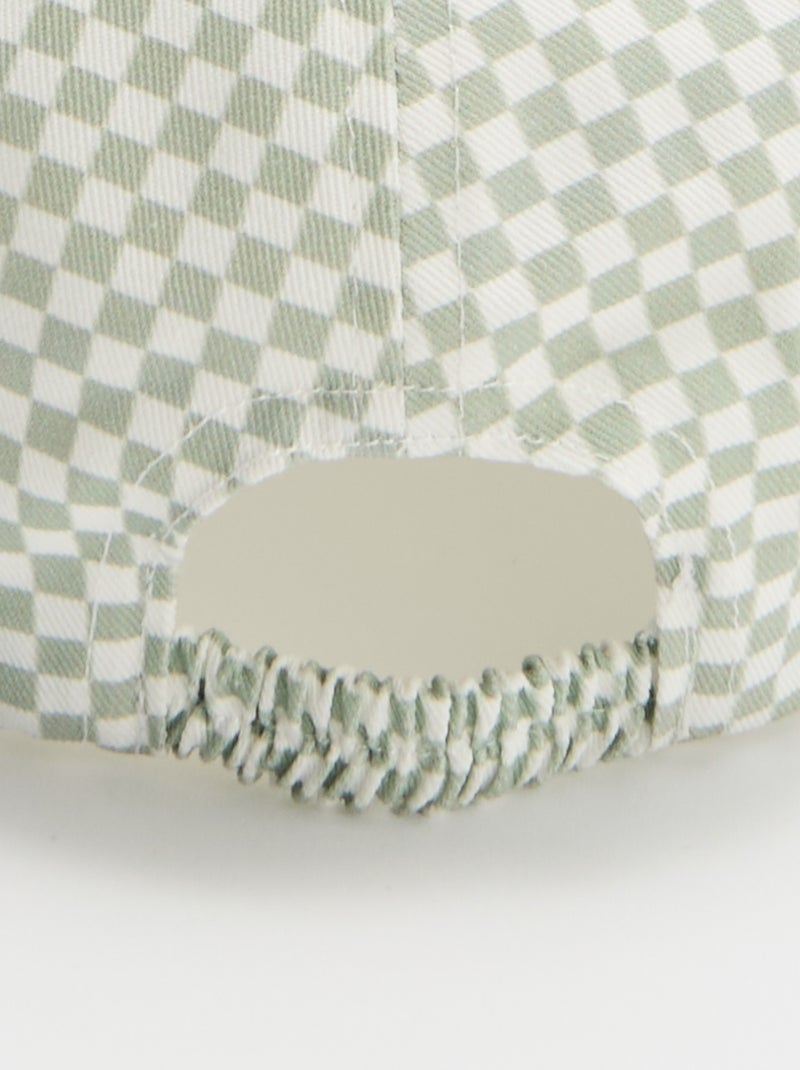 Pet met print in baseballstijl Groen - Kiabi