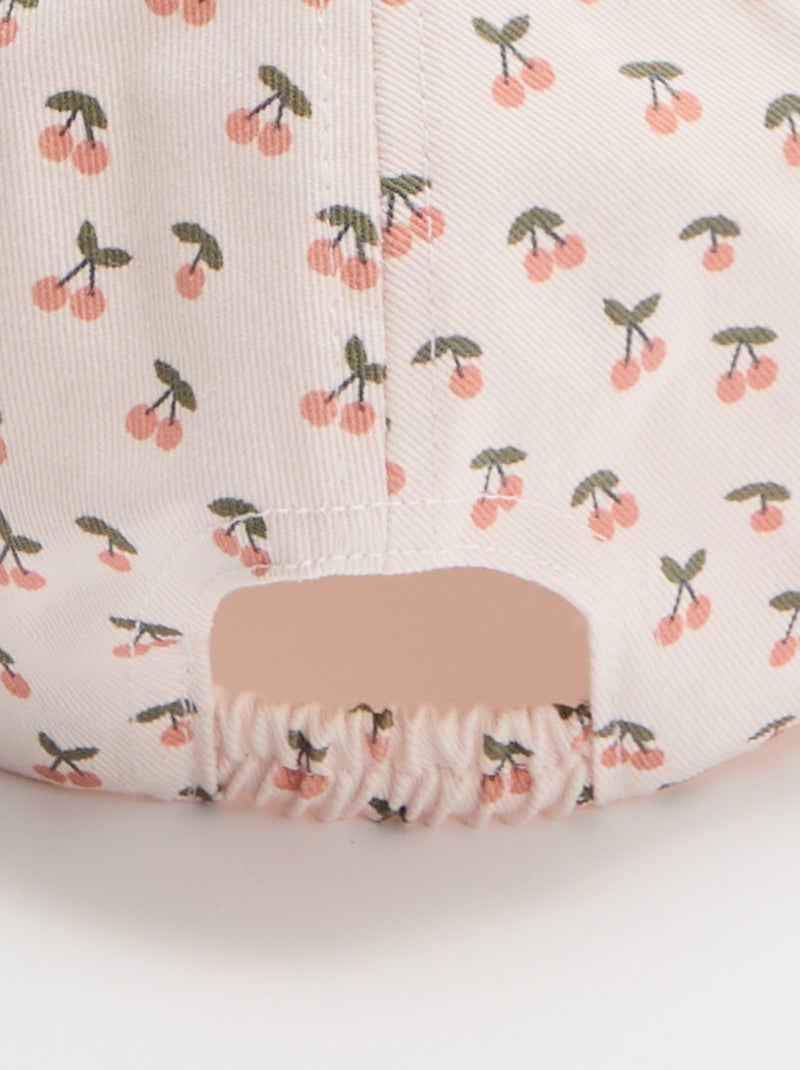 Pet met print in baseballstijl Rose - Kiabi