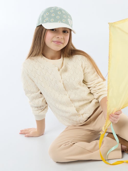 Pet met print, verstelbaar met klittenband - Kiabi