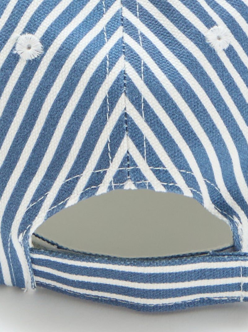 Pet met strepen Blauw - Kiabi