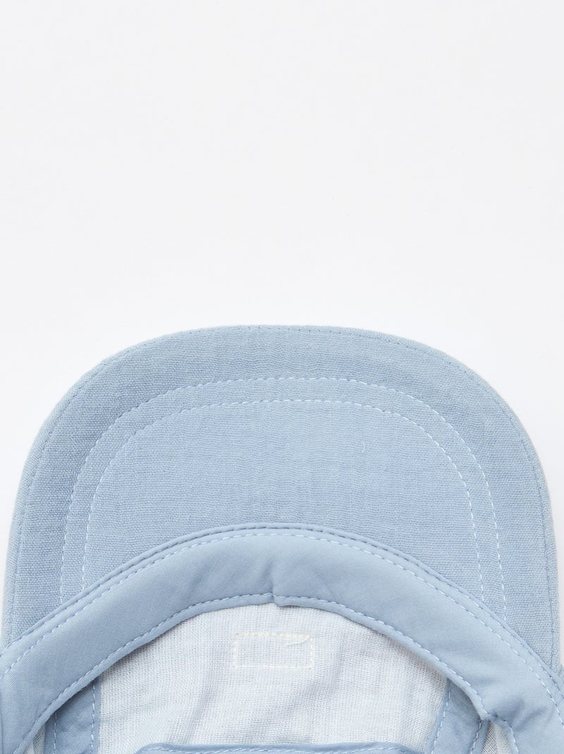 Pet van katoengaas Blauw - Kiabi