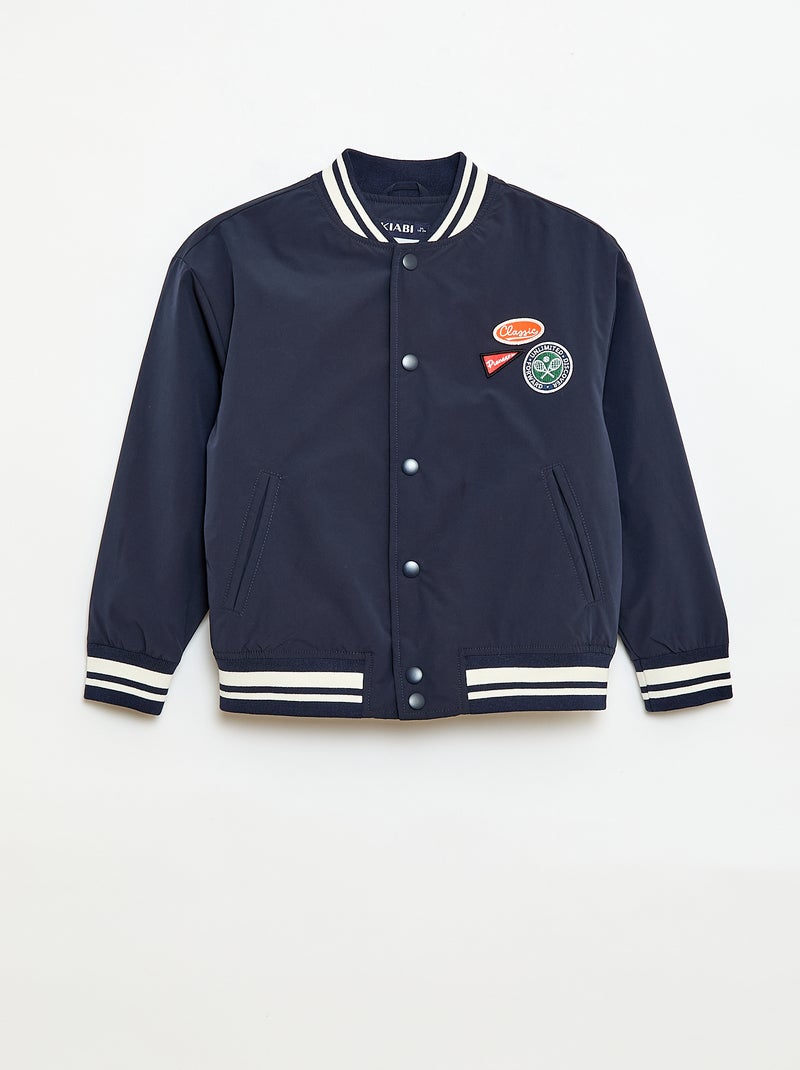 Pilotenjas met drukknopen Blauw - Kiabi