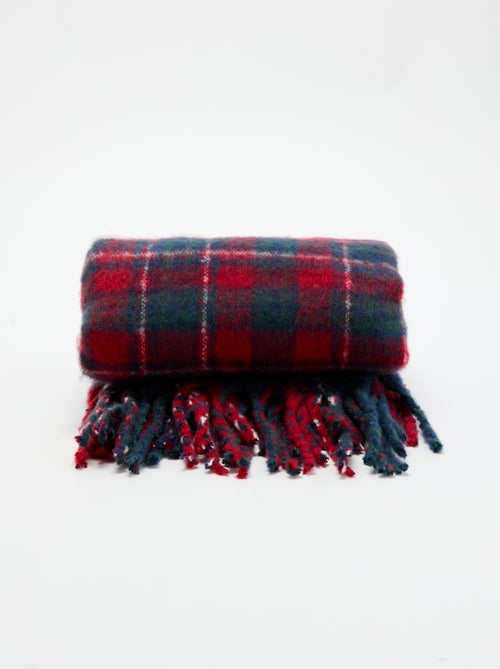 Plaid van fleece met tartanprint - KIABI Home - Kiabi Plaid van fleece met tartanprint - KIABI Home - Kiabi