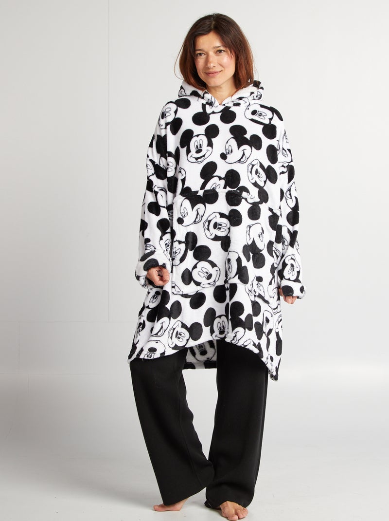 Plaid/poncho 'Mickey' ZWART - Kiabi