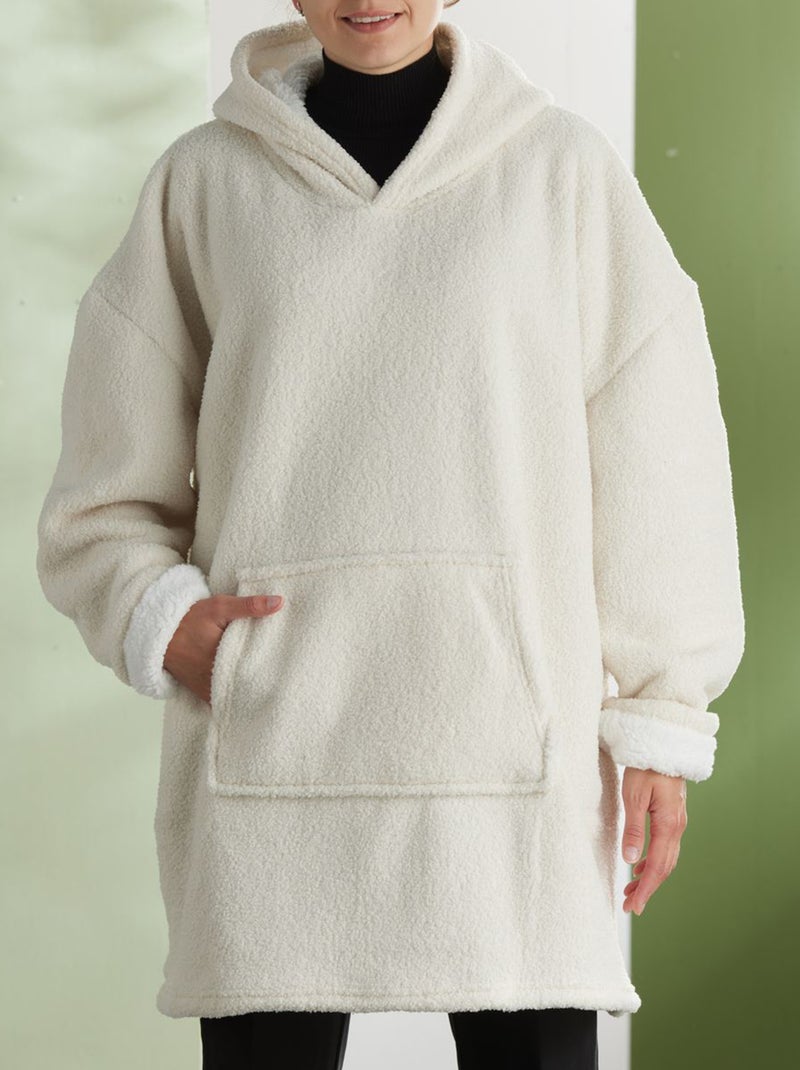 Plaid/poncho WIT - Kiabi