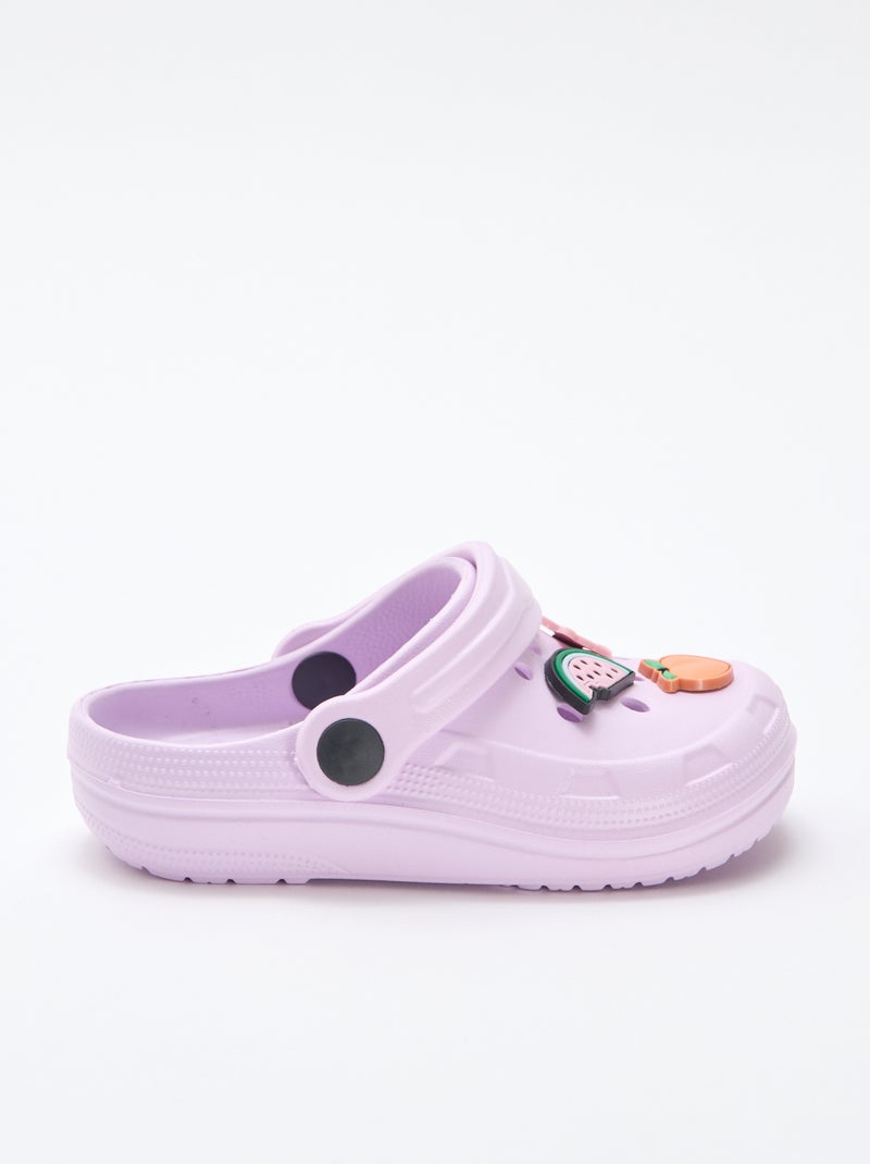 Plastic klompen 'fruit' Paars - Kiabi
