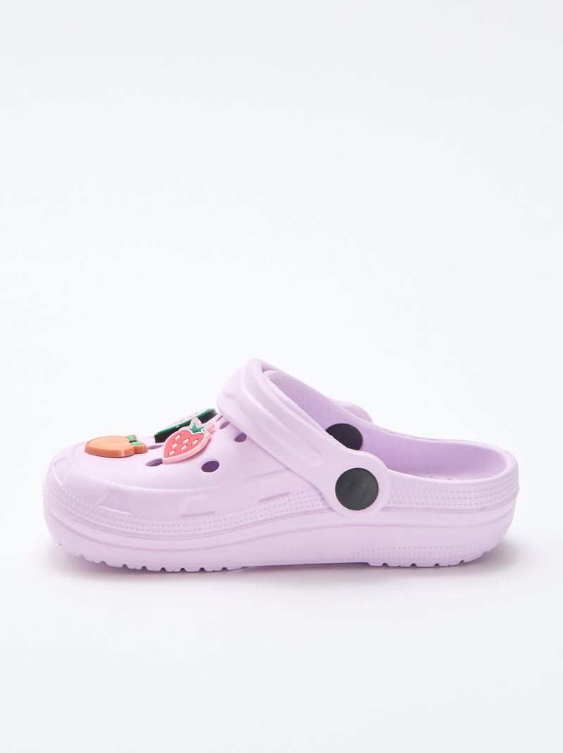 Plastic klompen 'fruit' Paars - Kiabi