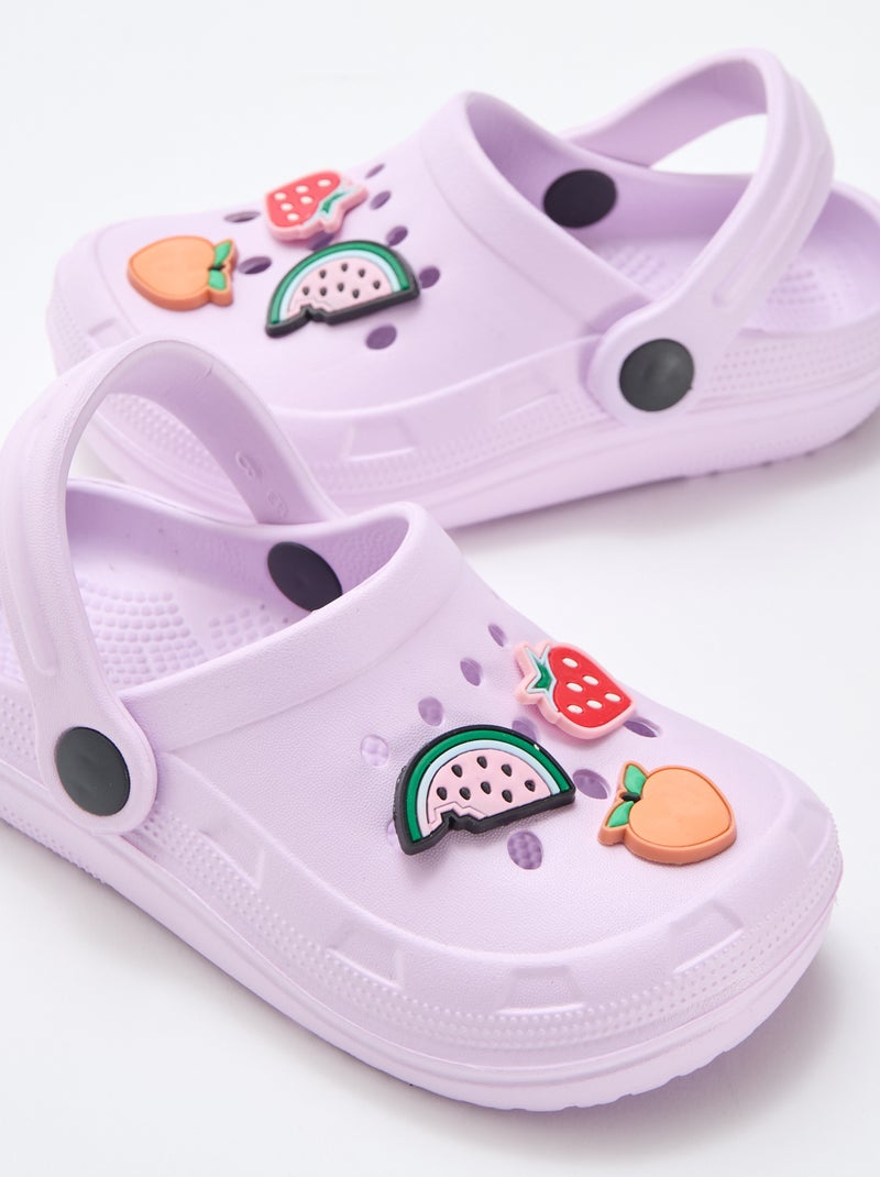 Plastic klompen 'fruit' Paars - Kiabi