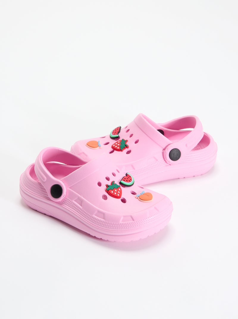 Plastic klompen 'fruit' Rose - Kiabi