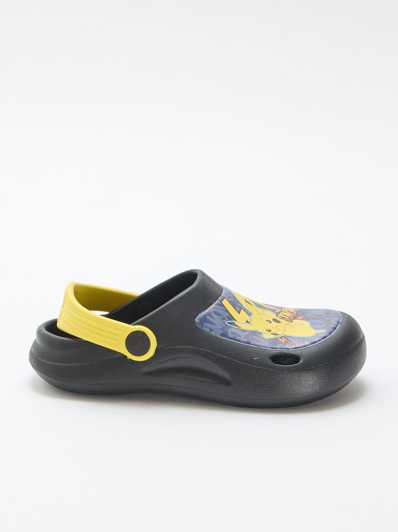 Plastic klompen 'Pikachu' Zwart - Kiabi