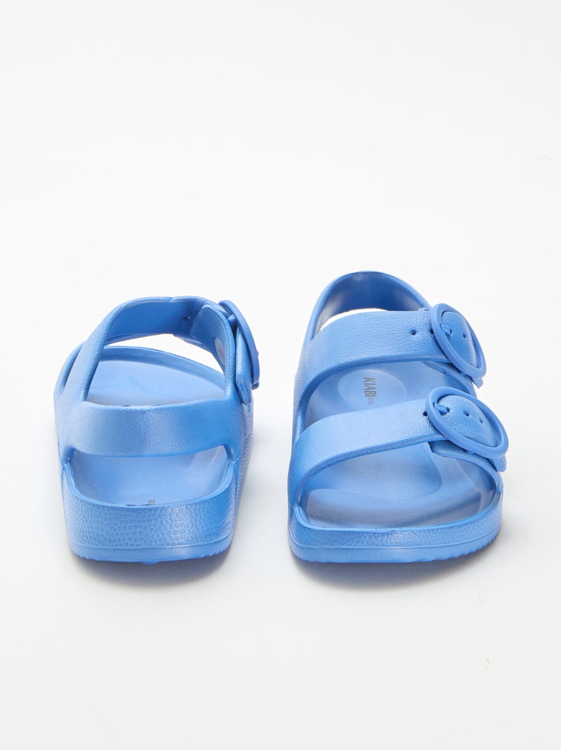 Plastic sandalen Blauw - Kiabi