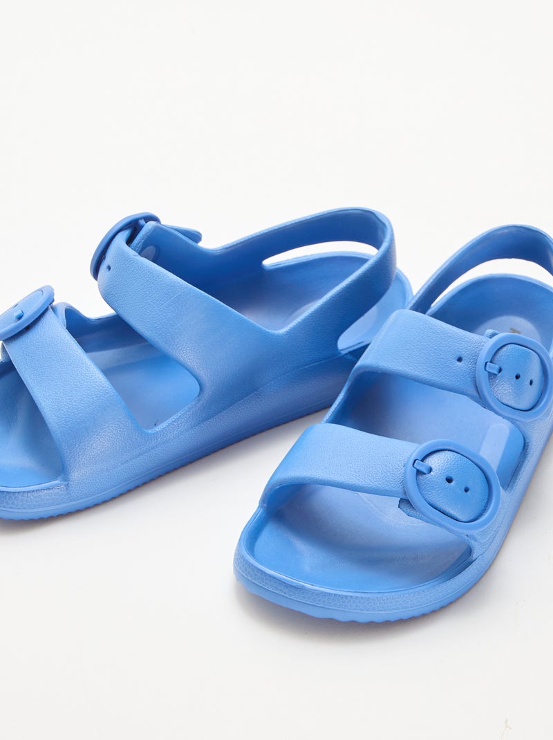 Plastic sandalen Blauw - Kiabi