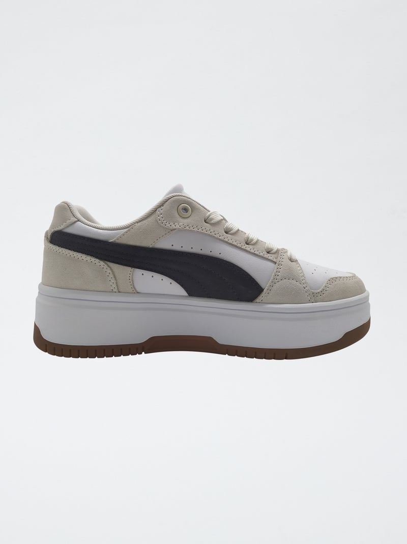 Plateauzolen sneakers 'Puma' Wit - Kiabi