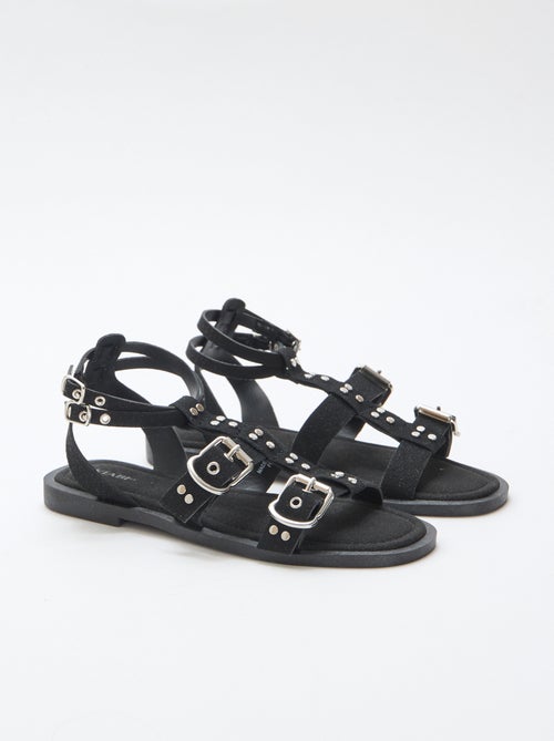 Platte sandalen met bandjes - Kiabi