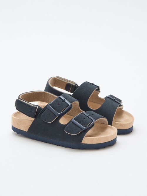 Platte sandalen van suèdine - Kiabi