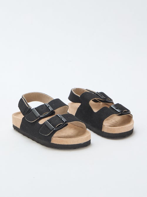 Platte sandalen van suedine - Kiabi