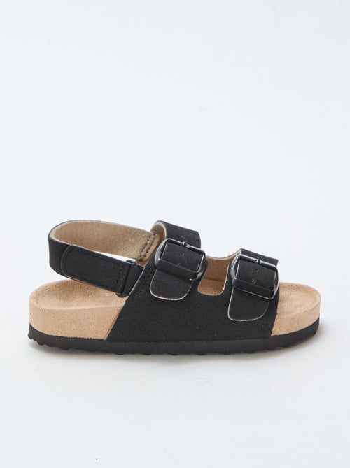 Platte sandalen van suedine - Kiabi