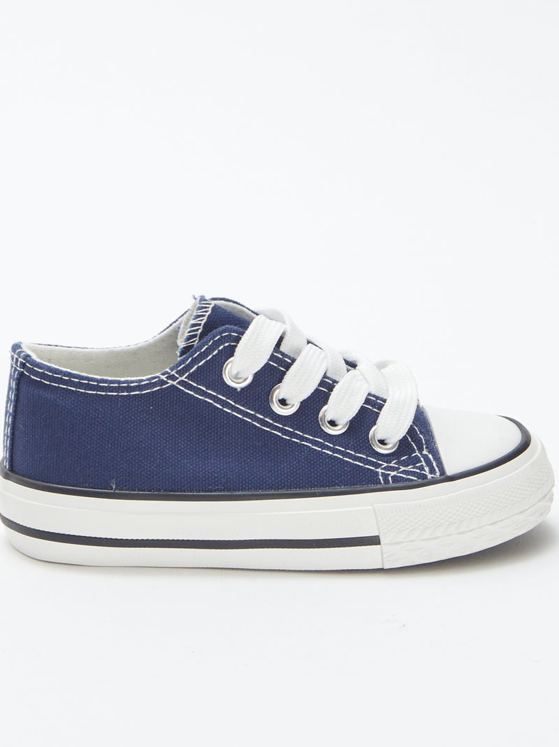 Platte veterschoenen Blauw - Kiabi