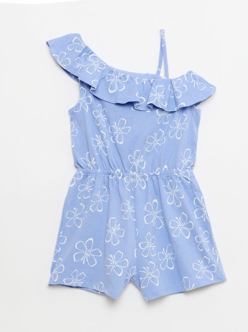 Playsuit met asymmetrische kraag - Kiabi
