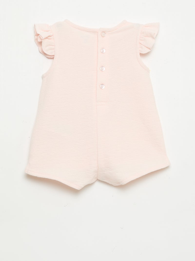 Playsuit van babyterry Rose - Kiabi