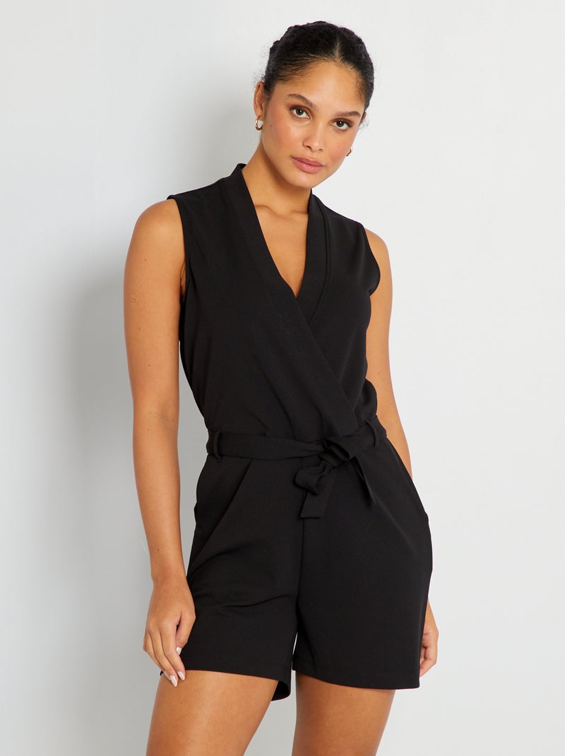Playsuit zwart - Kiabi