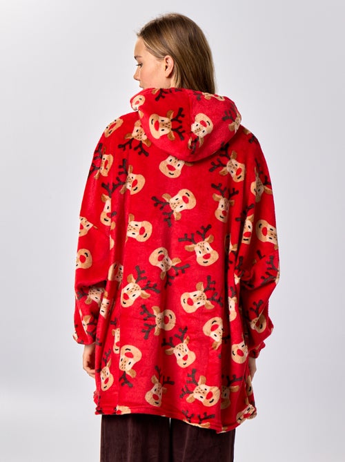 Pluche tricot hoodie 'Kerst' - Kiabi