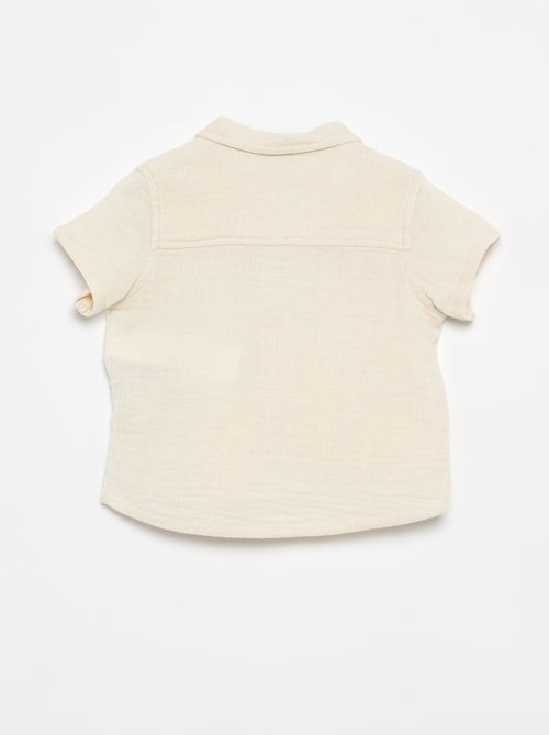 Plumetis blouse van katoengaas - Kiabi