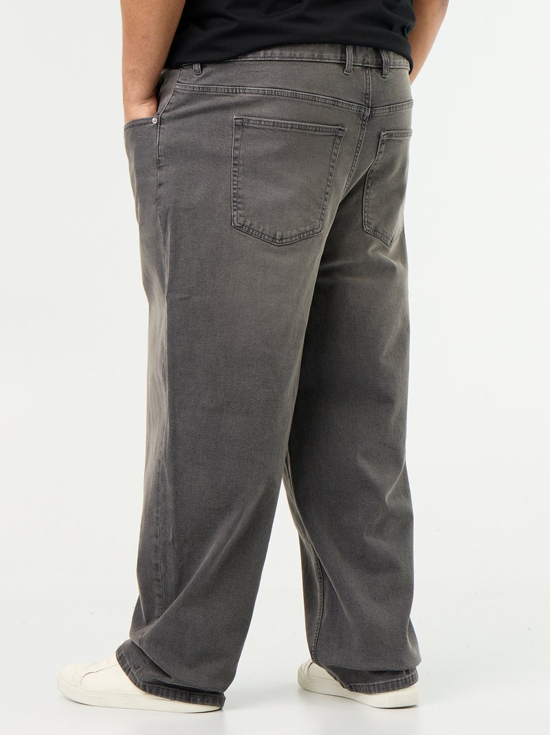 Plus size jeans met relaxed fit Grijs - Kiabi