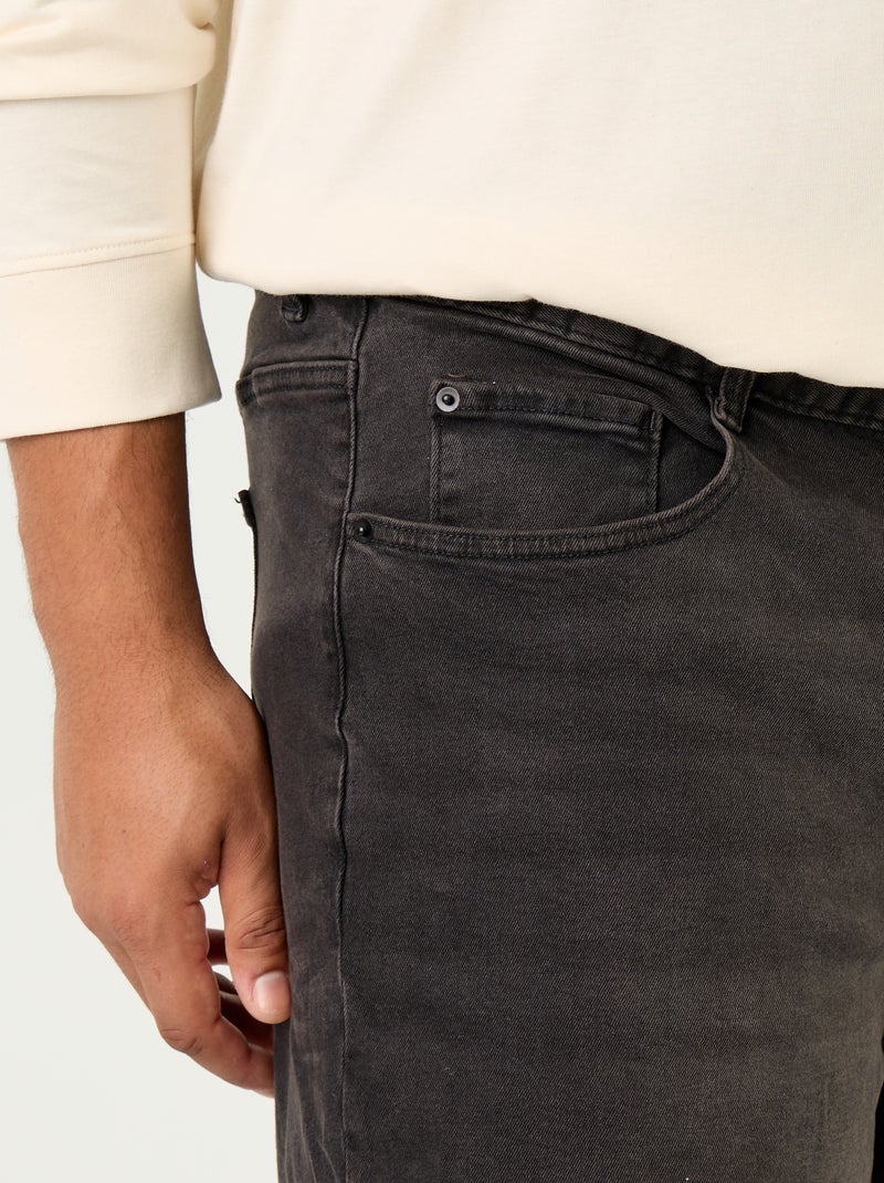 Plus size jeans met relaxed fit Grijs - Kiabi