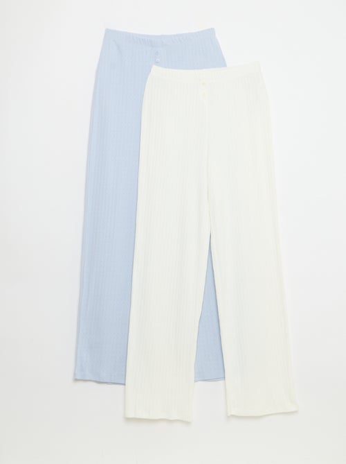 Pointelle tricot broek - Kiabi