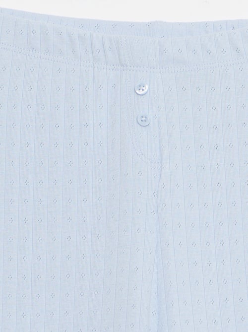 Pointelle tricot broek - Kiabi