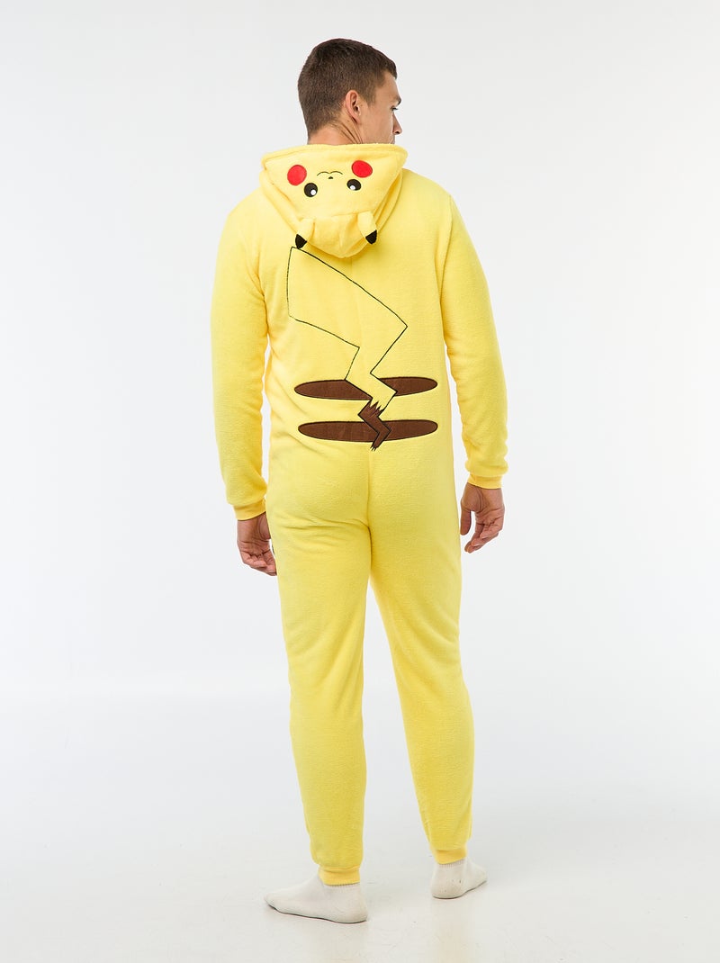 Pokémon-pyjamapak van fleecestof geel - Kiabi