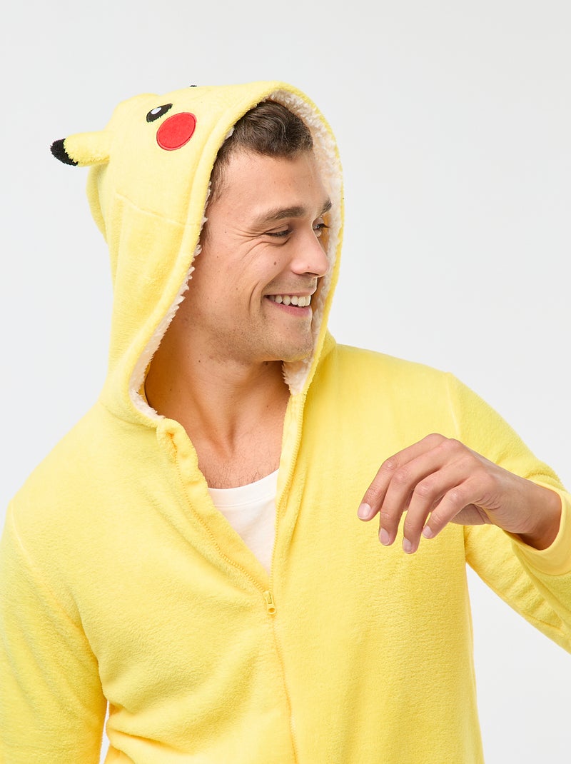 Pokémon-pyjamapak van fleecestof geel - Kiabi