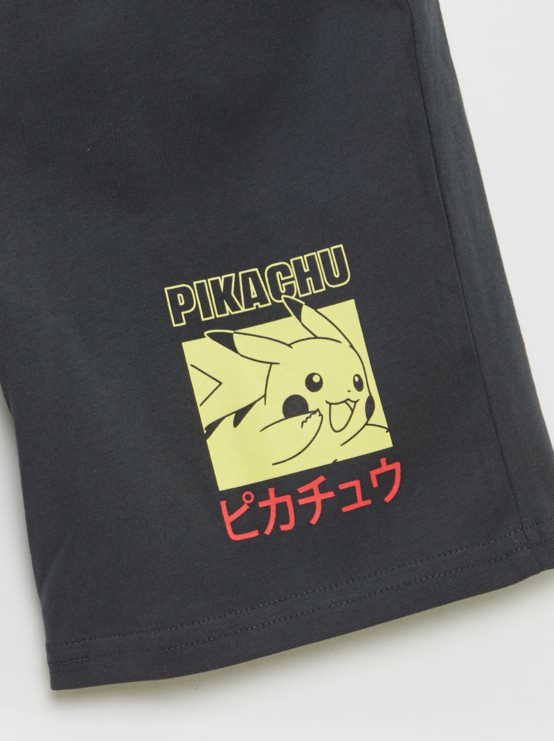 'Pokémon'-setje - T-shirt + short - 2-delig Geel - Kiabi